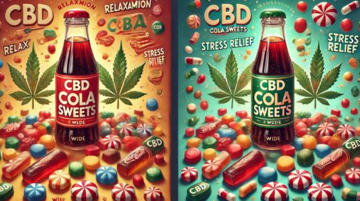 CBD cola sweets