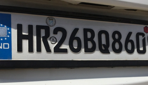 book hsrp number plate
